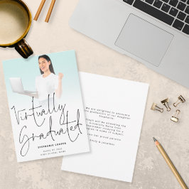 2022年モダンの卒業写真2022年 案内状