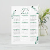 2022年モダンカレンダーミニマリスト (スタンド正面)