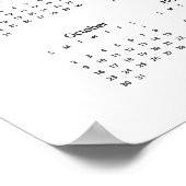 2022年モダンフローラカレンダーポスター ポスター (角)