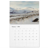 2022年ユーコン領土カナダ風景暦 カレンダー (2月 2026)