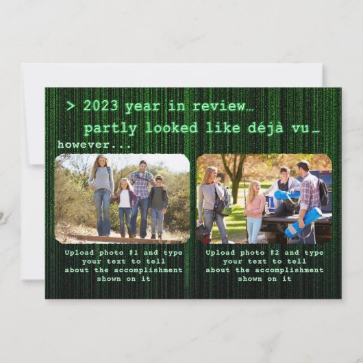 2022年レビュー家族の写真応援へ2023 シーズンカード (正面)