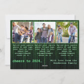 2022年レビュー家族の写真応援へ2023 シーズンカード (裏面)