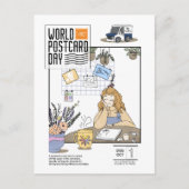 2022年世界葉書の日 ポストカード (正面)