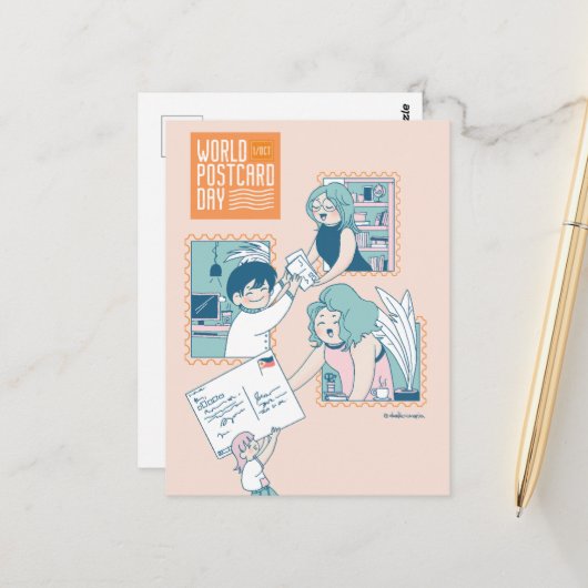 2022年世界葉書の日 ポストカード (正面/裏面インサイチュ)