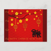 2022年中国のの新年Happy Tiger Braws HPostC シーズンポストカード (正面)