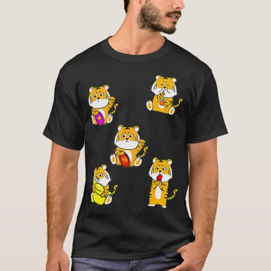 2022年中国の初めのお祝い Tシャツ (正面)