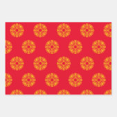 2022年中国の虎の新年 ラッピングペーパーシート (正面3)