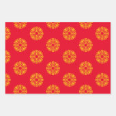 2022年中国の虎の新年 ラッピングペーパーシート (正面)