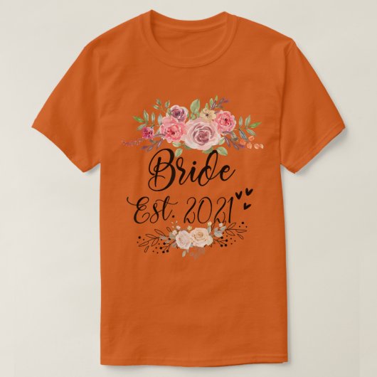 2022年予定の花嫁  結婚前パーティーTシャツ Tシャツ (デザイン正面)