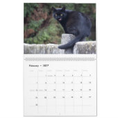 2022年予定表が好きな人にとって美しい猫たち カレンダー (2月 2027)