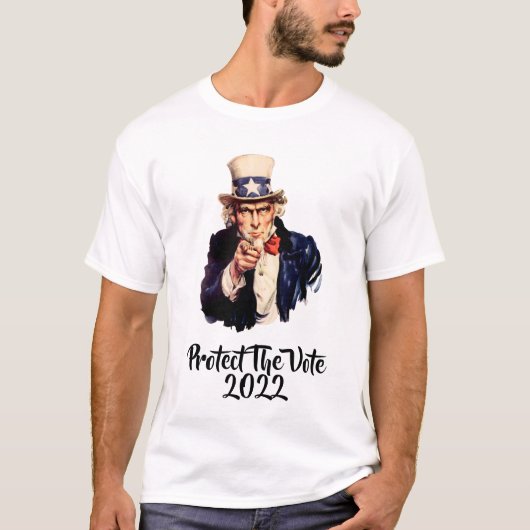 2022年保護Tシャツの投票 Tシャツ (正面)