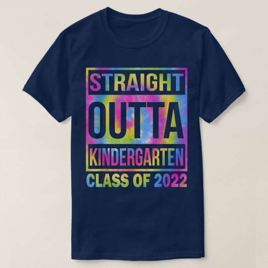 2022年卒園卒業者ストレートアウトタ Tシャツ (デザイン正面)