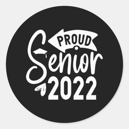 2022年卒業おめでとうの授業 ラウンドシール (正面)