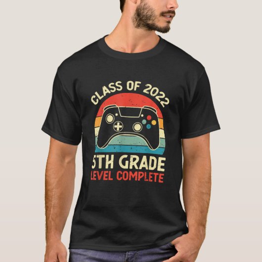 2022年卒業の第5学年級修了 Tシャツ (正面)
