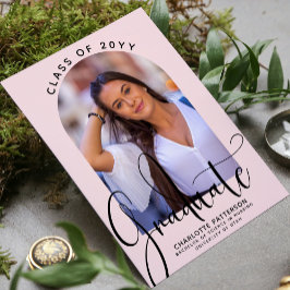 2022年卒業アーチフォトの卒業クラス 招待状