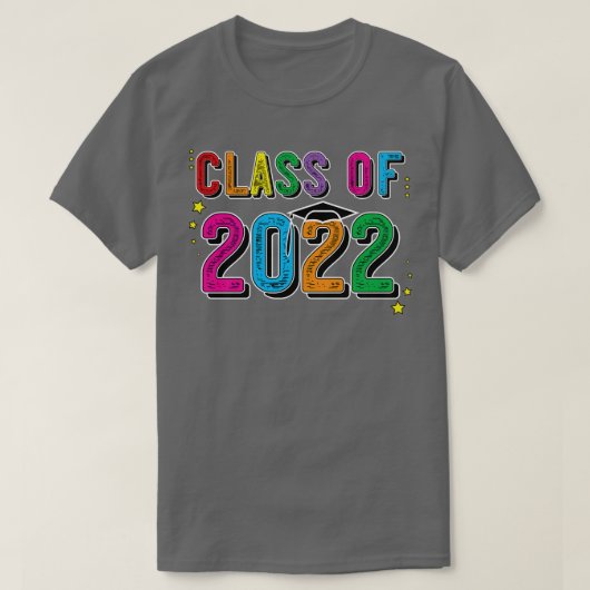 2022年卒業シニアのクラス Tシャツ (デザイン正面)