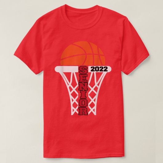 2022年卒業バスケットボールP Tシャツ (デザイン正面)