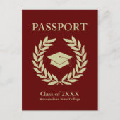 2022年卒業パスポートの種類 案内ポストカード (正面)