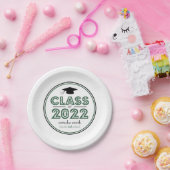 2022年卒業プレートクラス ペーパープレート (パーティー)