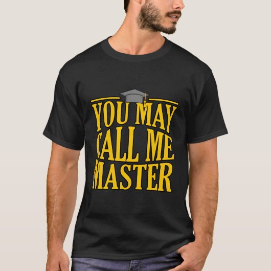 2022年卒業マスターと呼んでもいい Tシャツ (正面)