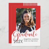 2022年卒業写真の発表 案内状 (正面/裏面)