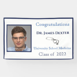 2022年卒業医学科聴診器 横断幕