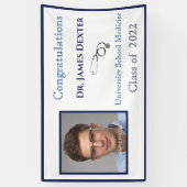 2022年卒業医学科聴診器 横断幕 (縦)