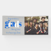 2022年卒業式バナー、お祝いの写真 横断幕 (横)