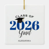 2022年卒業生ダークブモダンルークラス セラミックオーナメント (裏面)