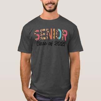 2022年卒業生 ヒョウ柄 シニアクラス Tシャツ
