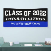 2022年卒業祝賀会青 横断幕 (トレードショー)