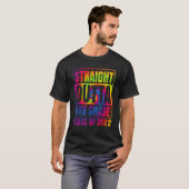 2022年卒業素晴らし正直前八等卒業 Tシャツ (正面フル)
