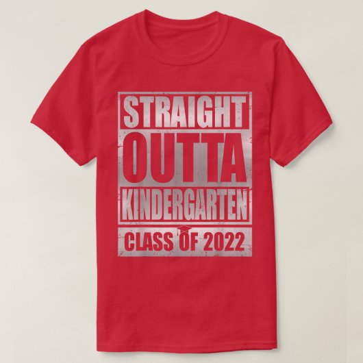 2022年卒業者ストレートアウトタ幼稚園クラス Tシャツ (デザイン正面)