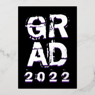 2022年卒業表 箔シーズンカード