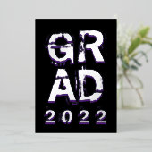 2022年卒業表 箔シーズンカード (立ち正面)