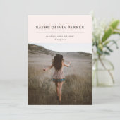 2022年卒業証書発表 ローマ数字 MMXXII 招待状 (スタンド正面)