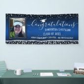 2022年卒業銀紙吹雪1枚写真 横断幕 (トレードショー)