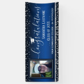 2022年卒業銀紙吹雪1枚写真 横断幕 (縦)