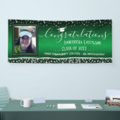 2022年卒業銀紙吹雪1枚写真 横断幕 (トレードショー)