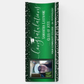 2022年卒業銀紙吹雪1枚写真 横断幕 (縦)