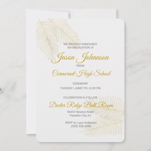 2022年卒業、今や4枚写真 招待状 (裏面)