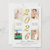 2022年卒業、今や4枚写真 招待状 (正面)