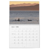 2022年南部住民キラークジラ暦 カレンダー (3月 2026)