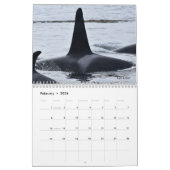 2022年南部住民キラークジラ暦 カレンダー (2月 2026)