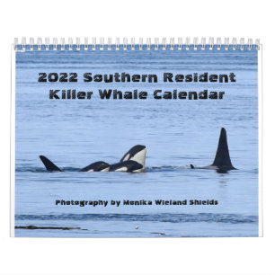 2022年南部住民キラークジラ暦 カレンダー