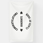 2022年名前をカスタムする学級卒業 横断幕 (縦)