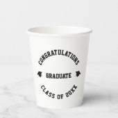 2022年名前をカスタムする学級卒業 紙コップ (裏面)