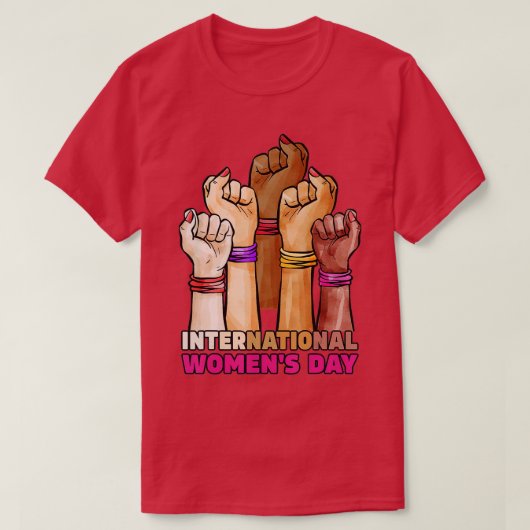 2022年国際的女性デー男女平等ブレア Tシャツ (デザイン正面)