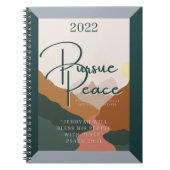 2022年地域条約 |平和を追求 |ノートブック ノートブック (正面)