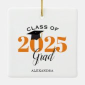 2022年大学院オレンジ・ブモダンラッククラス セラミックオーナメント (裏面)